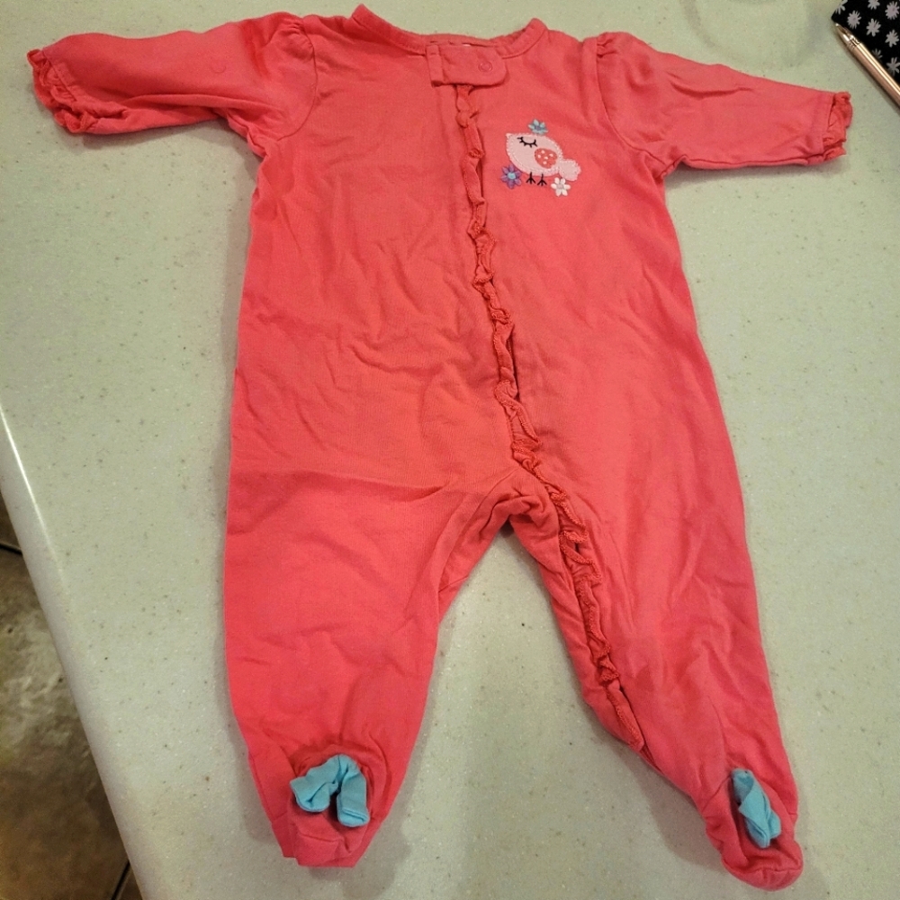 Pink Bird Gerber Pajamas